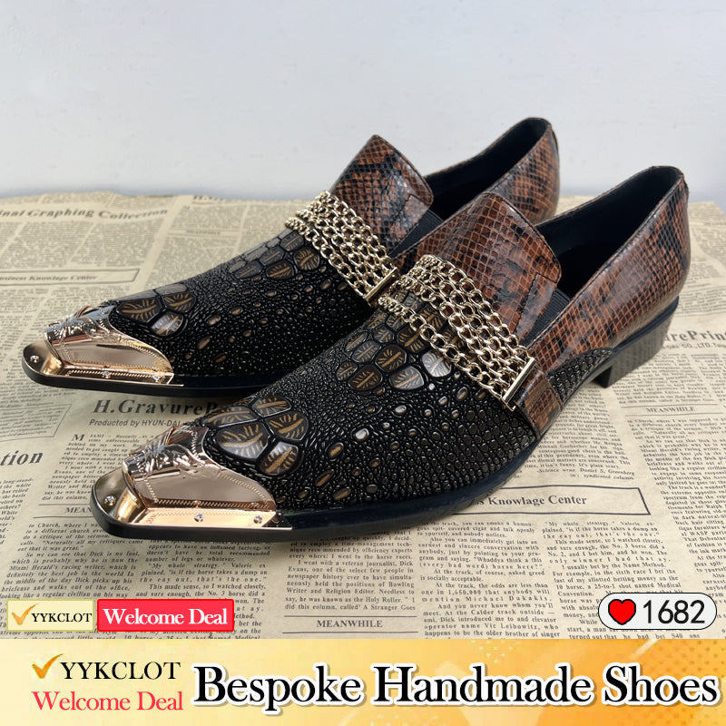 White classic fancy dress shoes Men's wedding party shoes mens brogue shoes Plus Size shoes for men