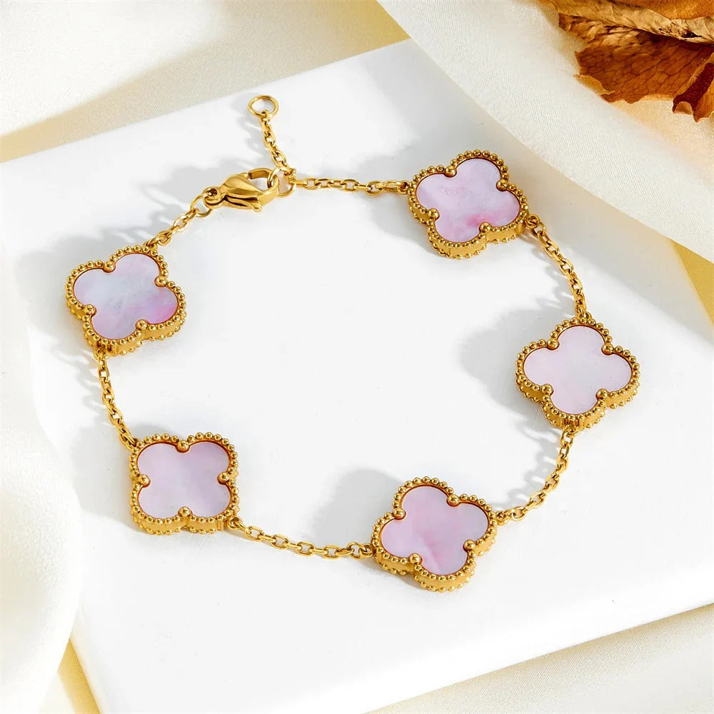 Fashion Diamond Clover Bracelet