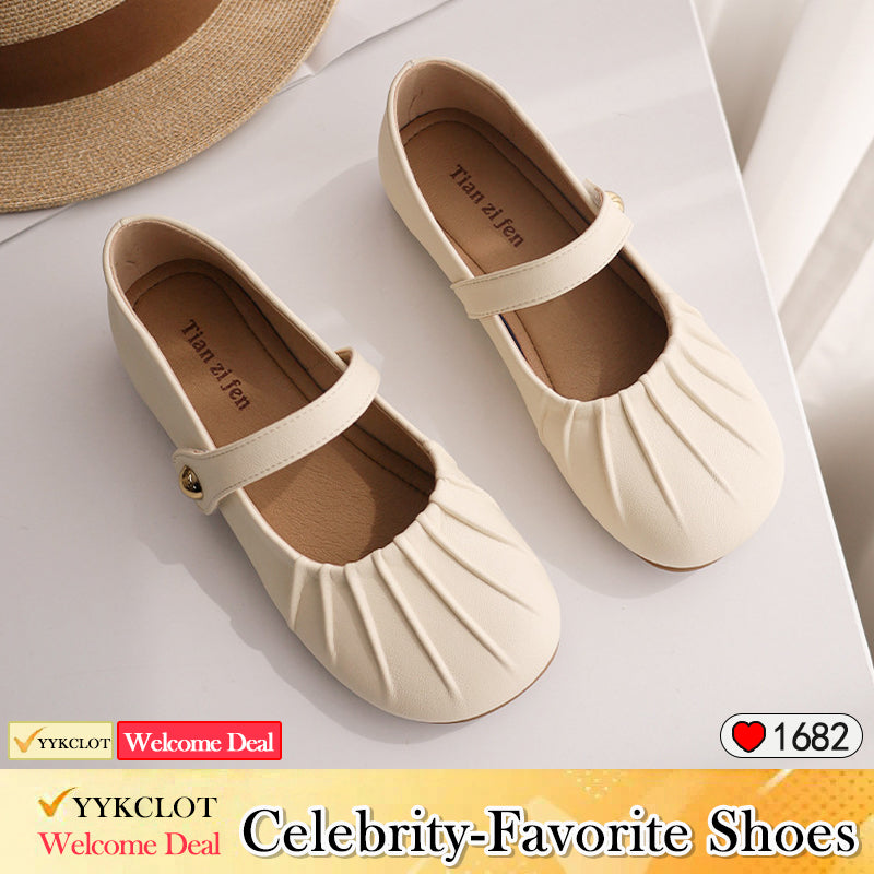 Französische Vintage Mary Jane Damen Loafer