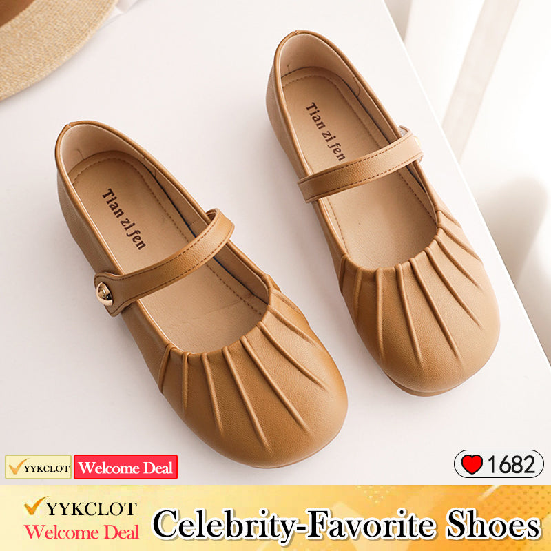 Französische Vintage Mary Jane Damen Loafer