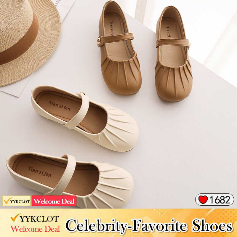 Französische Vintage Mary Jane Damen Loafer