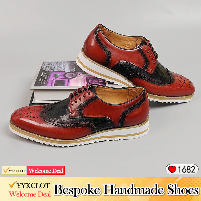 British casual business men's leather shoes, fashionable derby shoes