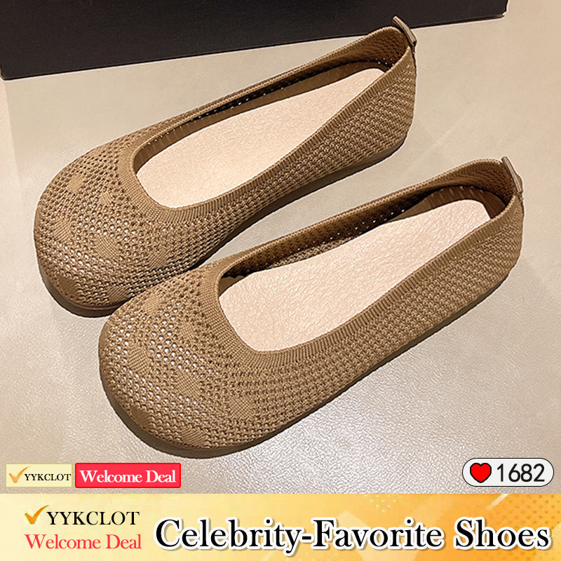 Eco-friendly fashion women's woven hollow loafers