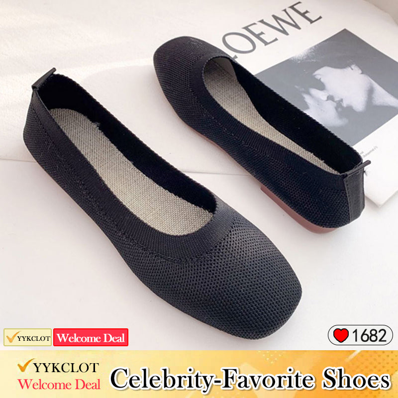 Eco-friendly woven shallow mouth flat bottom women's loafers