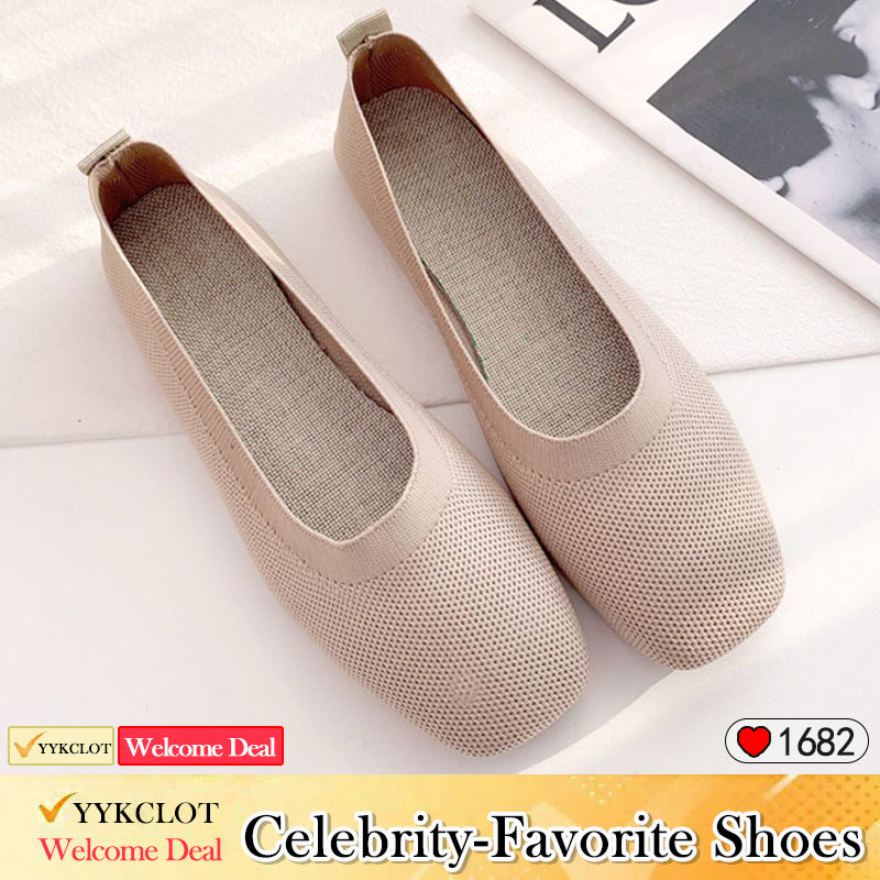 Eco-friendly woven shallow mouth flat bottom women's loafers