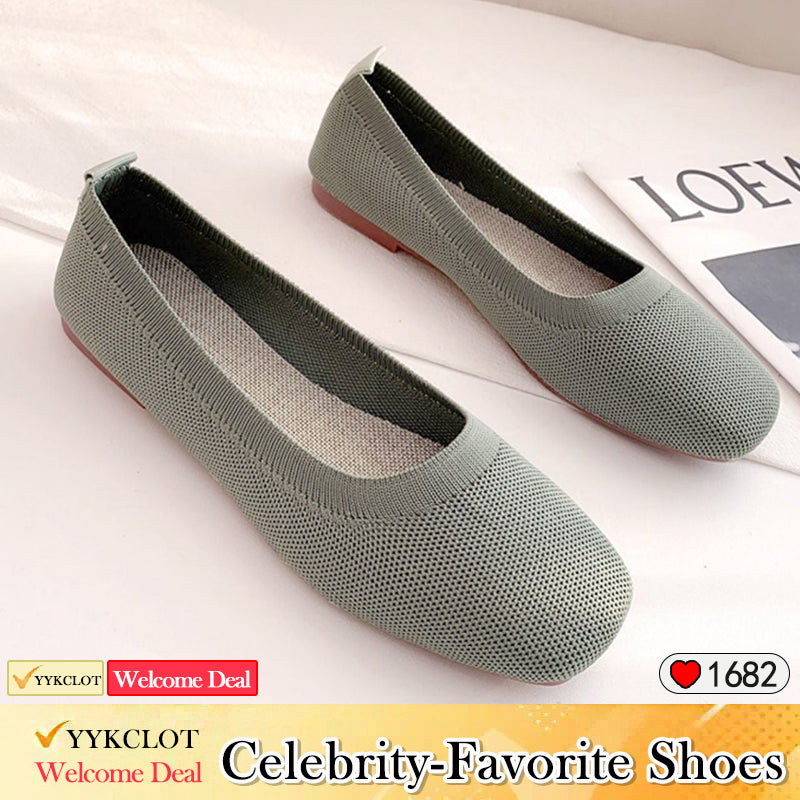 Eco-friendly woven shallow mouth flat bottom women's loafers