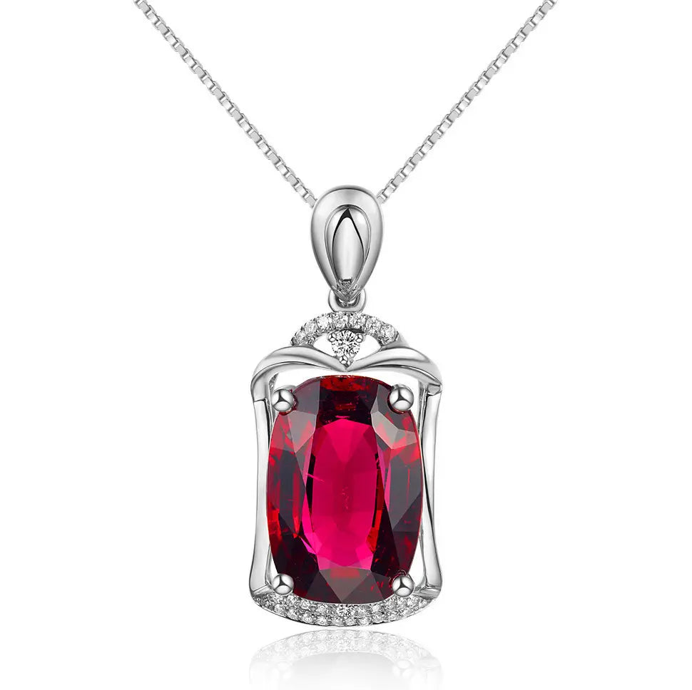 Pendentif Trésor en Or Rose 18 carats orné de Rubis