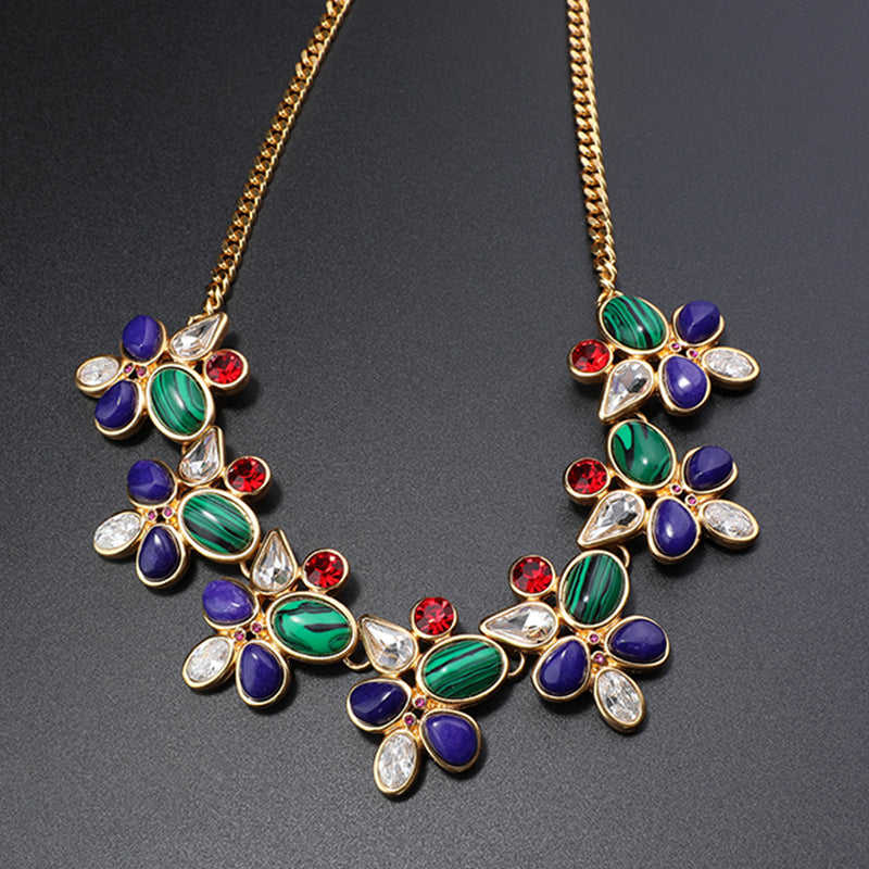 Fashion Caibao Flower Necklace Series