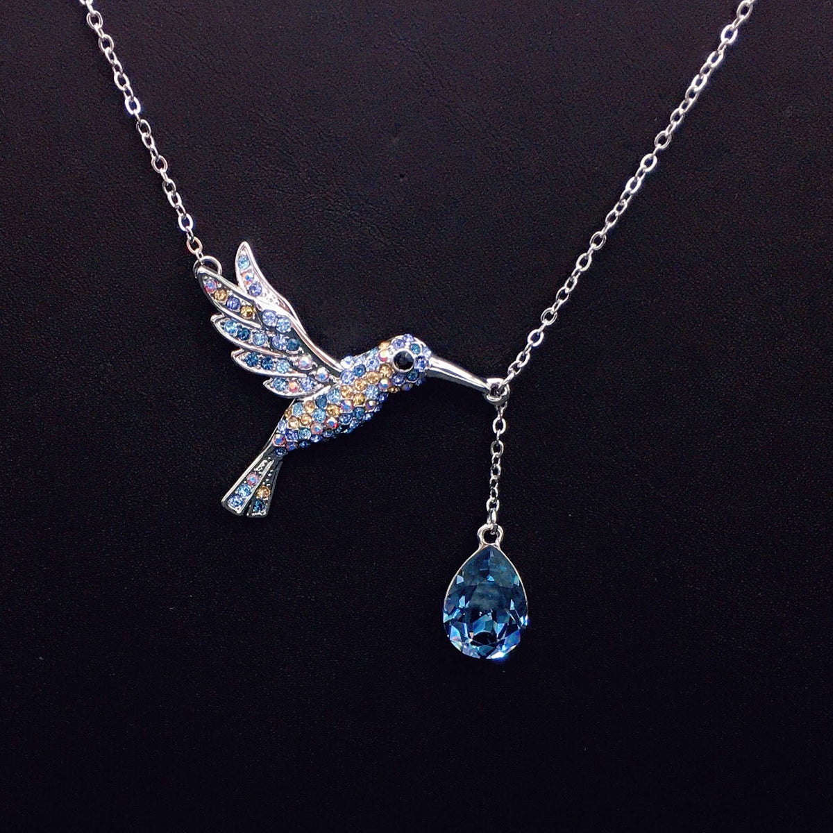 Cute animal crystal personalized pendant necklace