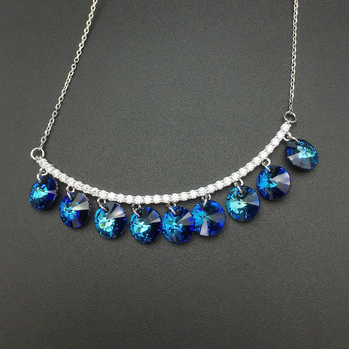 Fashionable Austrian Crystal Personalized Necklace