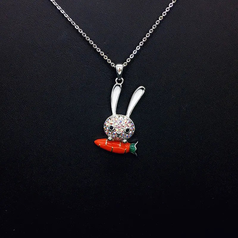 Collier Cœur Ailes d'Ange Or Scintillant avec Cristal Irisé pour Rendez-vous Romantiques