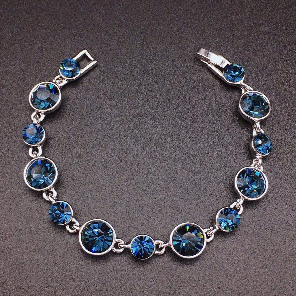 Luxurious Austrian Round Crystal Bracelet