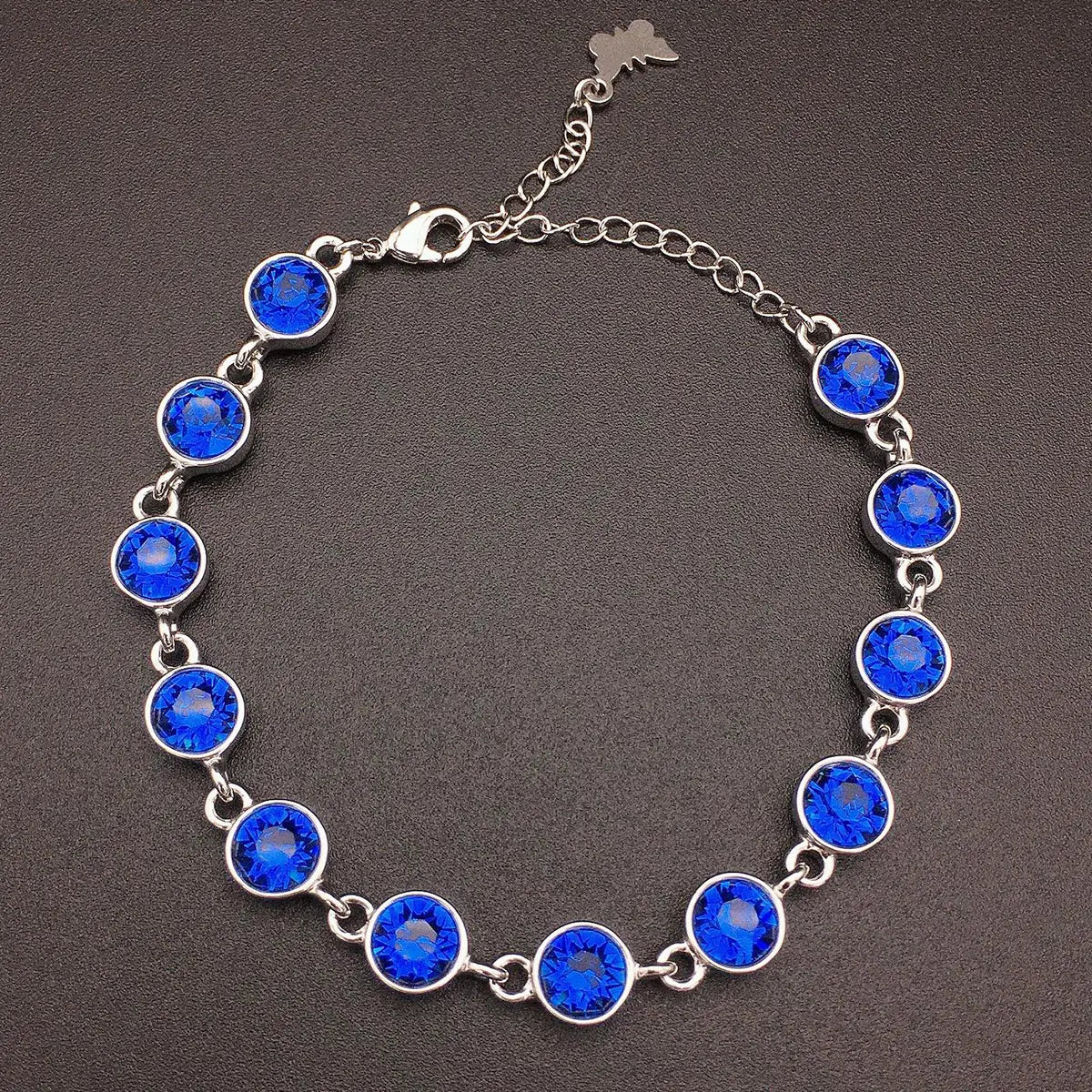 Bracelet de luxe autrichien en cristal émeraude