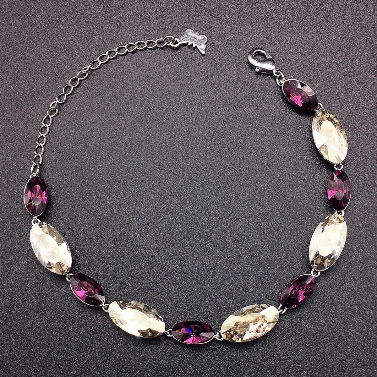 Bracelet de luxe en cristal vert