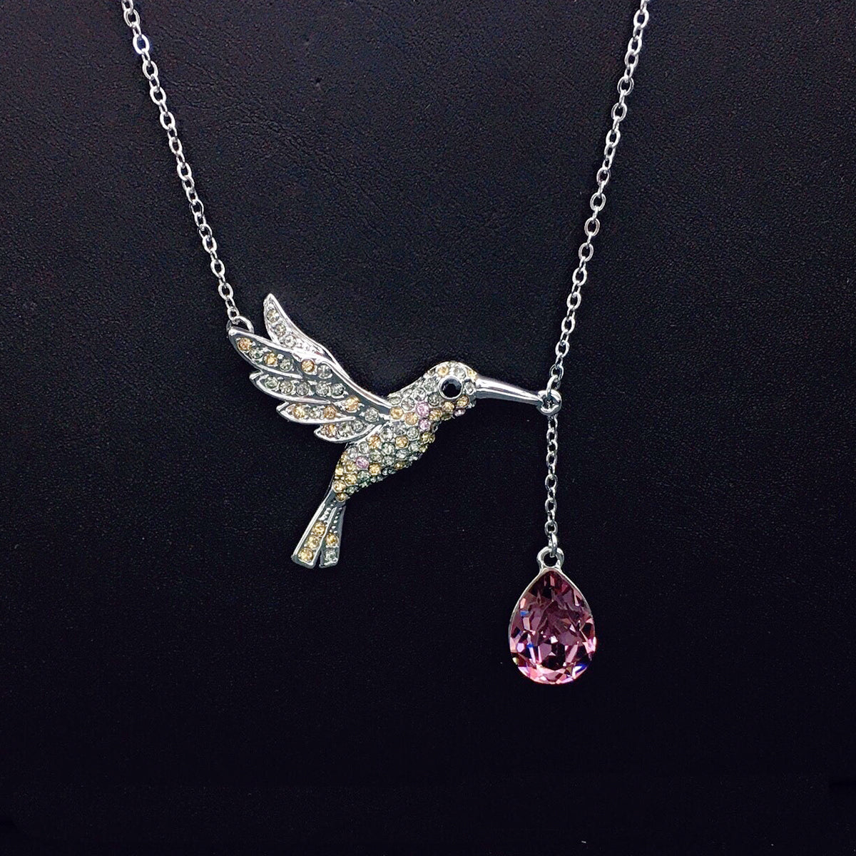 Cute animal crystal personalized pendant necklace