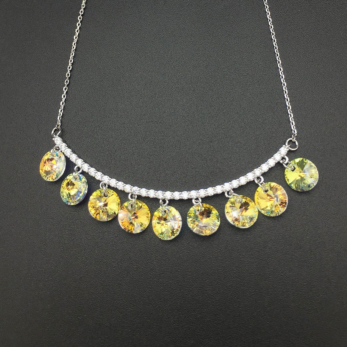 Fashionable Austrian Crystal Personalized Necklace