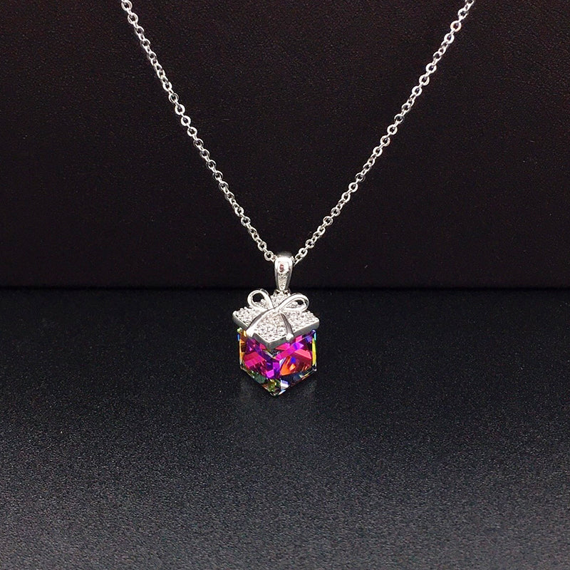 Dazzling Silver and Blue Crystal Jewelry Piece for Special Occasions