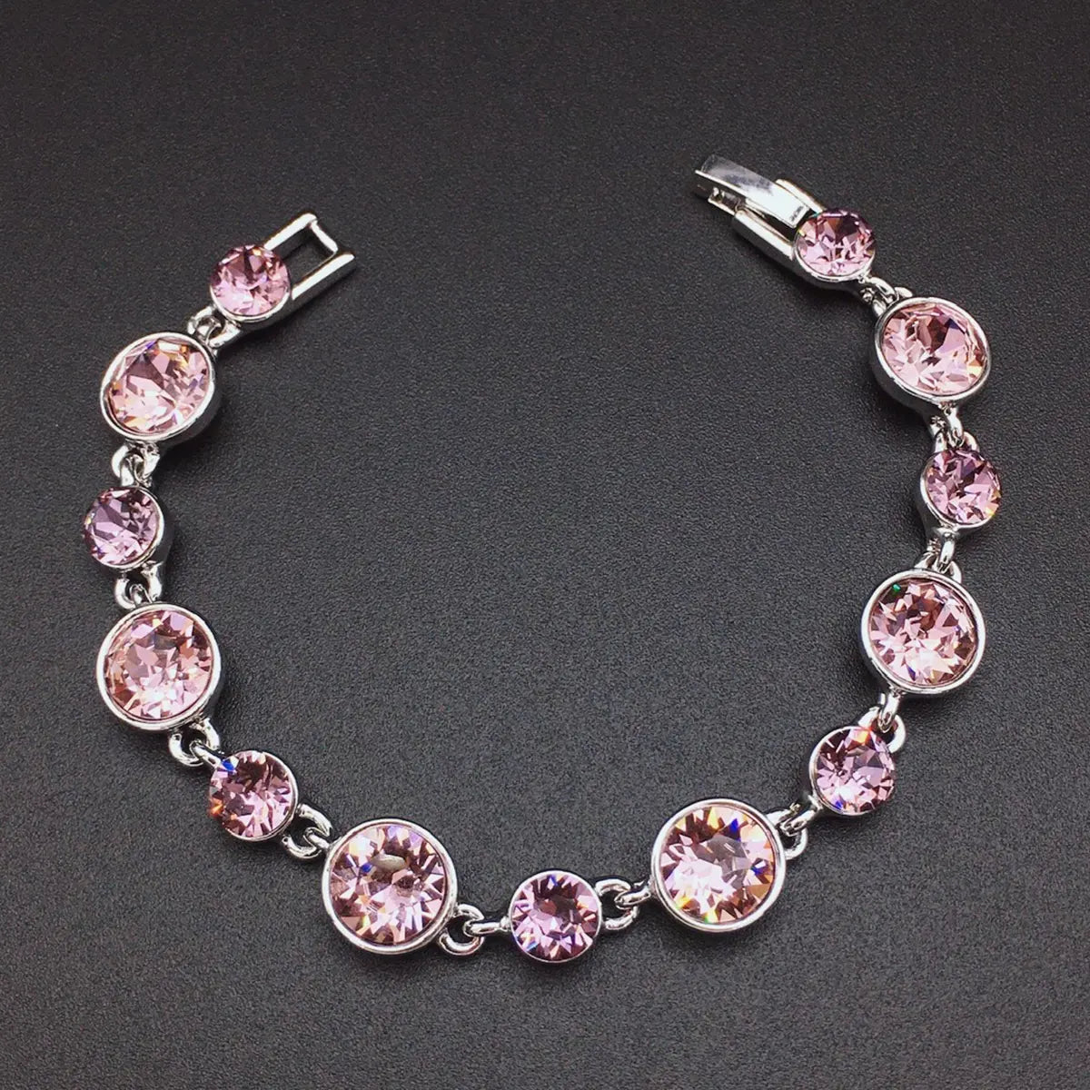 Bracelet de luxe autrichien en cristal rond