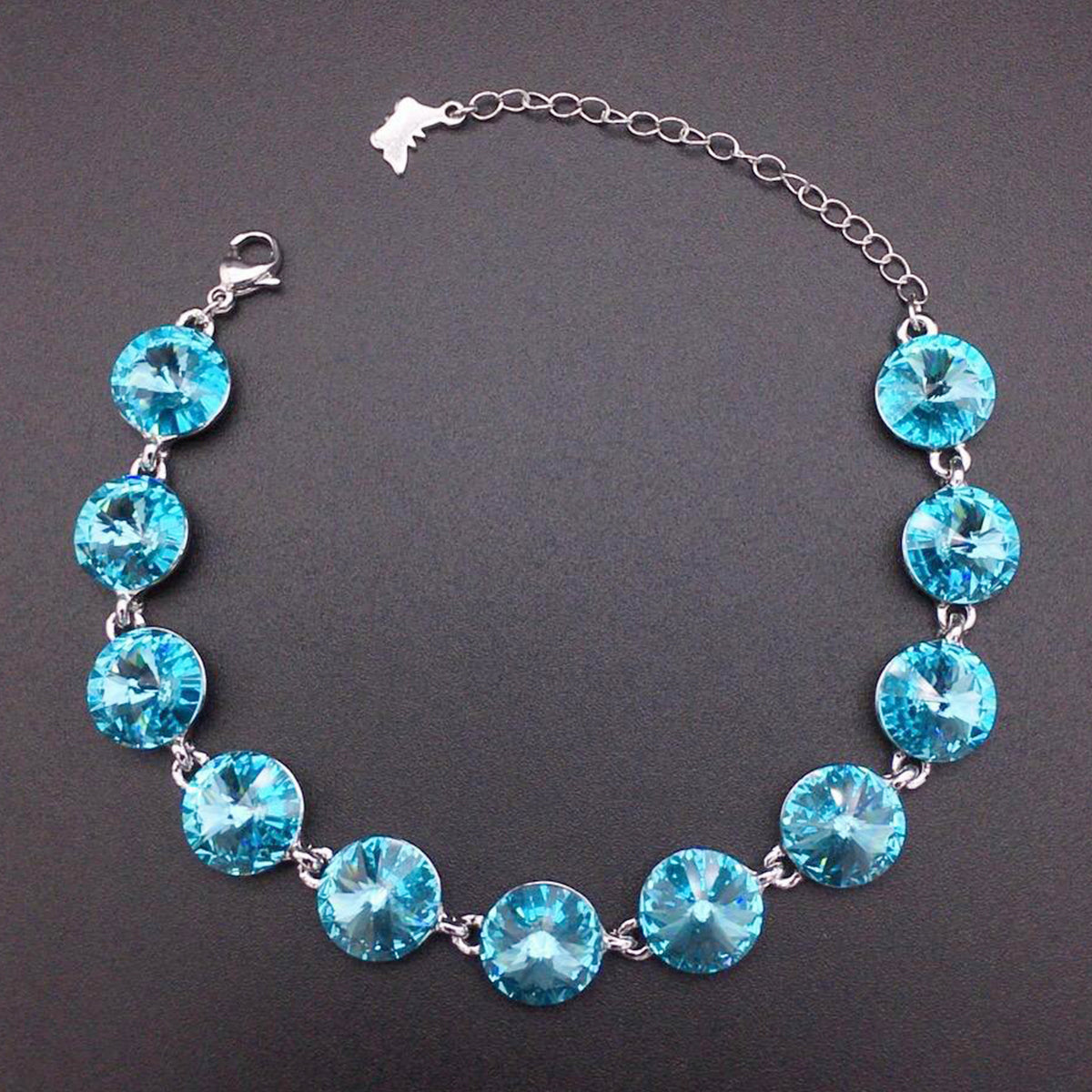 Dreamy colored crystal gemstone bracelet