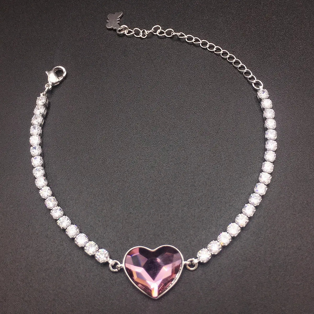 Bracelet de luxe en cristal taillé « Love »