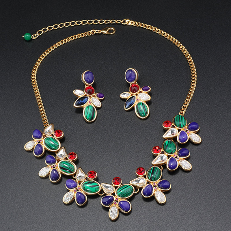 Fashion Caibao Flower Necklace Series