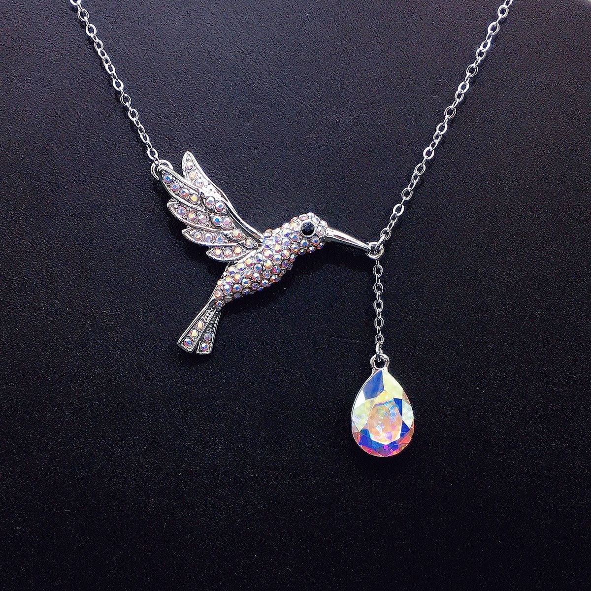 Cute animal crystal personalized pendant necklace