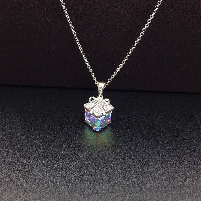 Dazzling Silver and Blue Crystal Jewelry Piece for Special Occasions