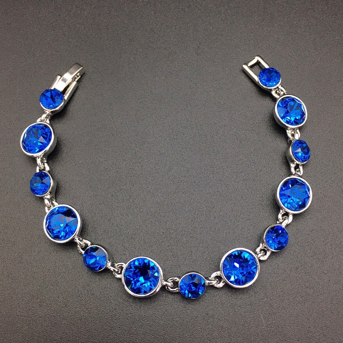 Luxurious Austrian Round Crystal Bracelet