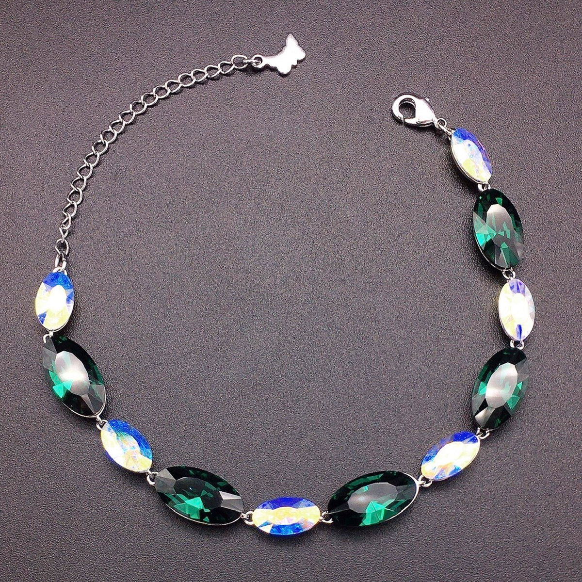 Luxury Green Crystal Bracelet