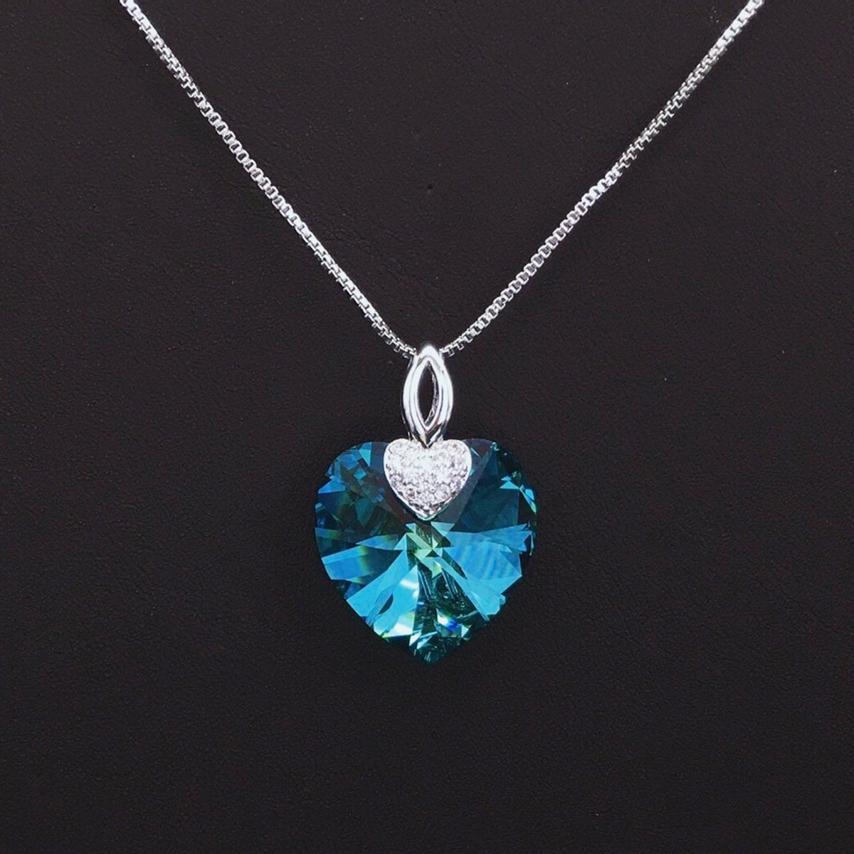 Classic Purple Crystal Butterfly Love Pendant