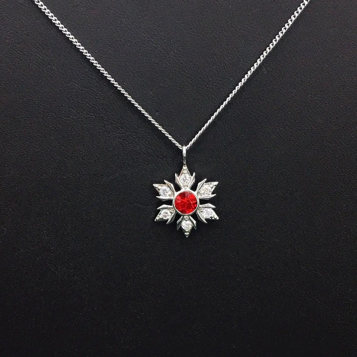 Pendentif Étoile Cristal Flocon de Neige Classique