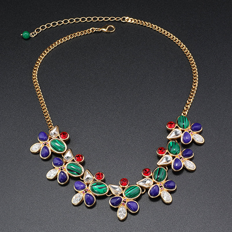 Fashion Caibao Flower Necklace Series