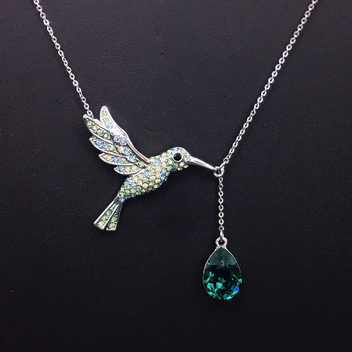 Cute animal crystal personalized pendant necklace