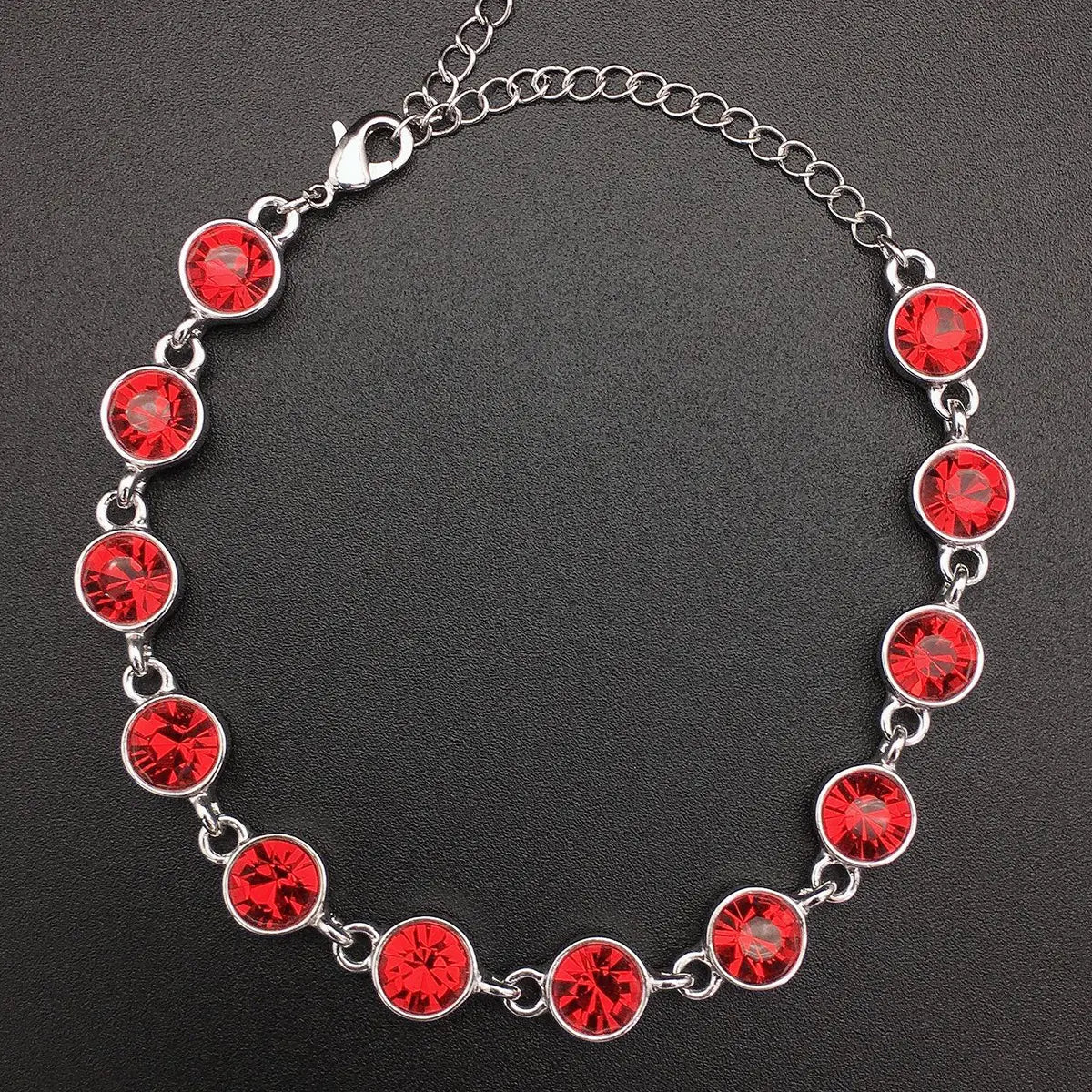 Bracelet de luxe autrichien en cristal émeraude