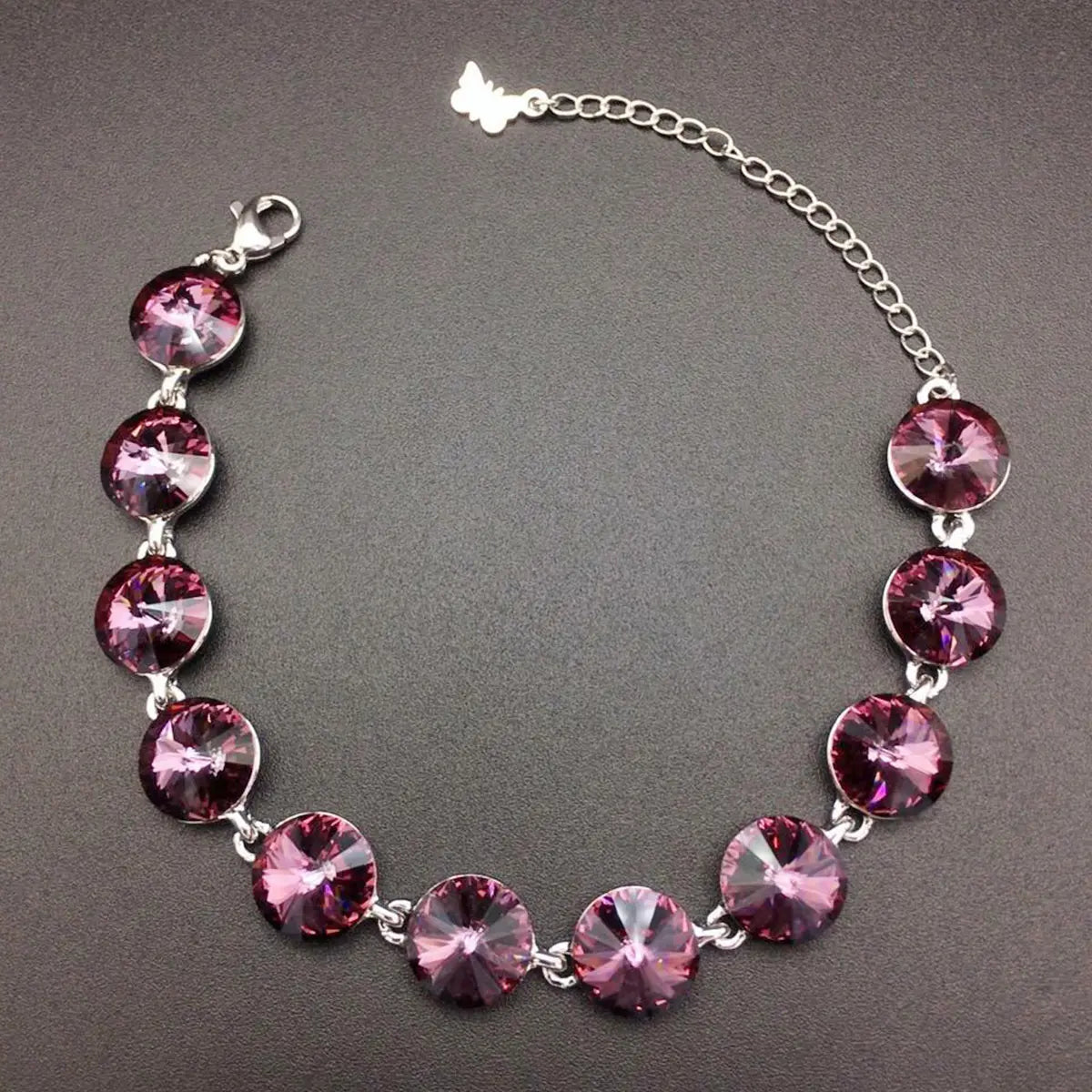 Bracelet de pierres précieuses en cristal aux couleurs de rêve