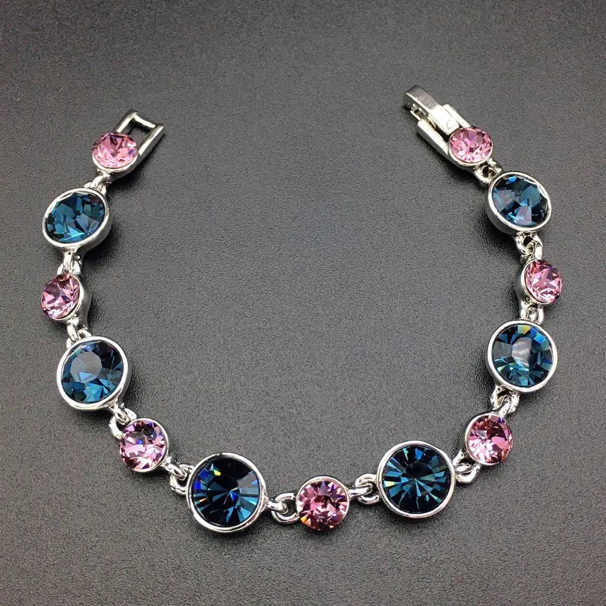 Bracelet de luxe autrichien en cristal rond