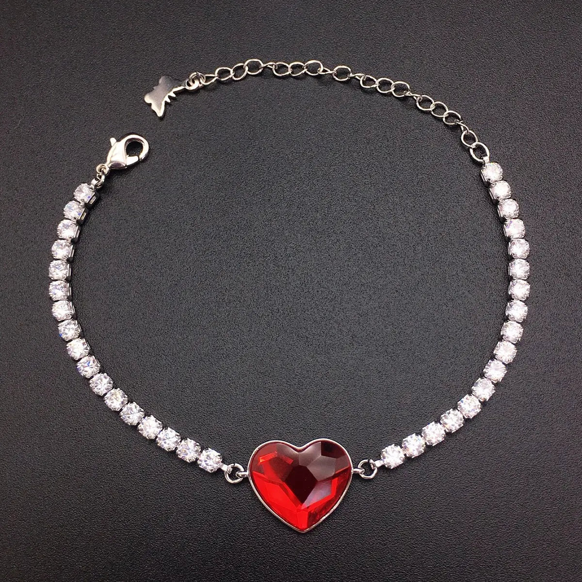 Bracelet de luxe en cristal taillé « Love »