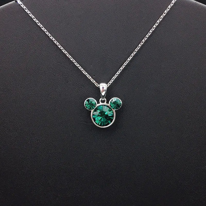 Bijou animal scintillant en cristal argenté et bleu pour occasions spéciales