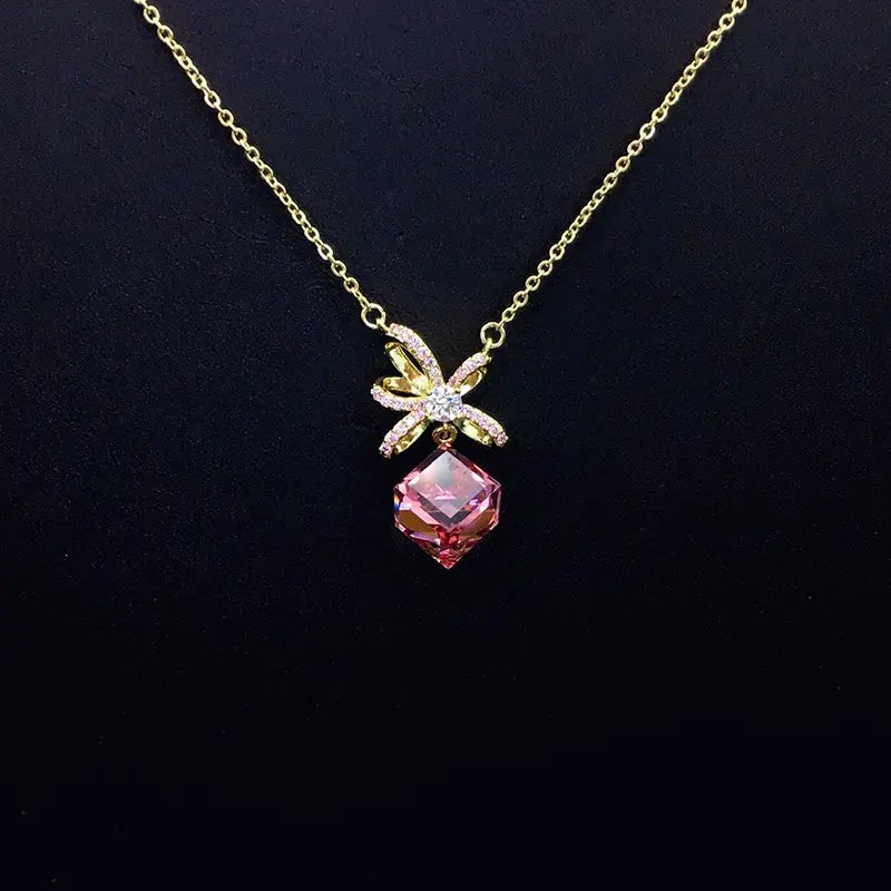 Bijoux scintillants en cristal argenté et bleu pour événements spéciaux