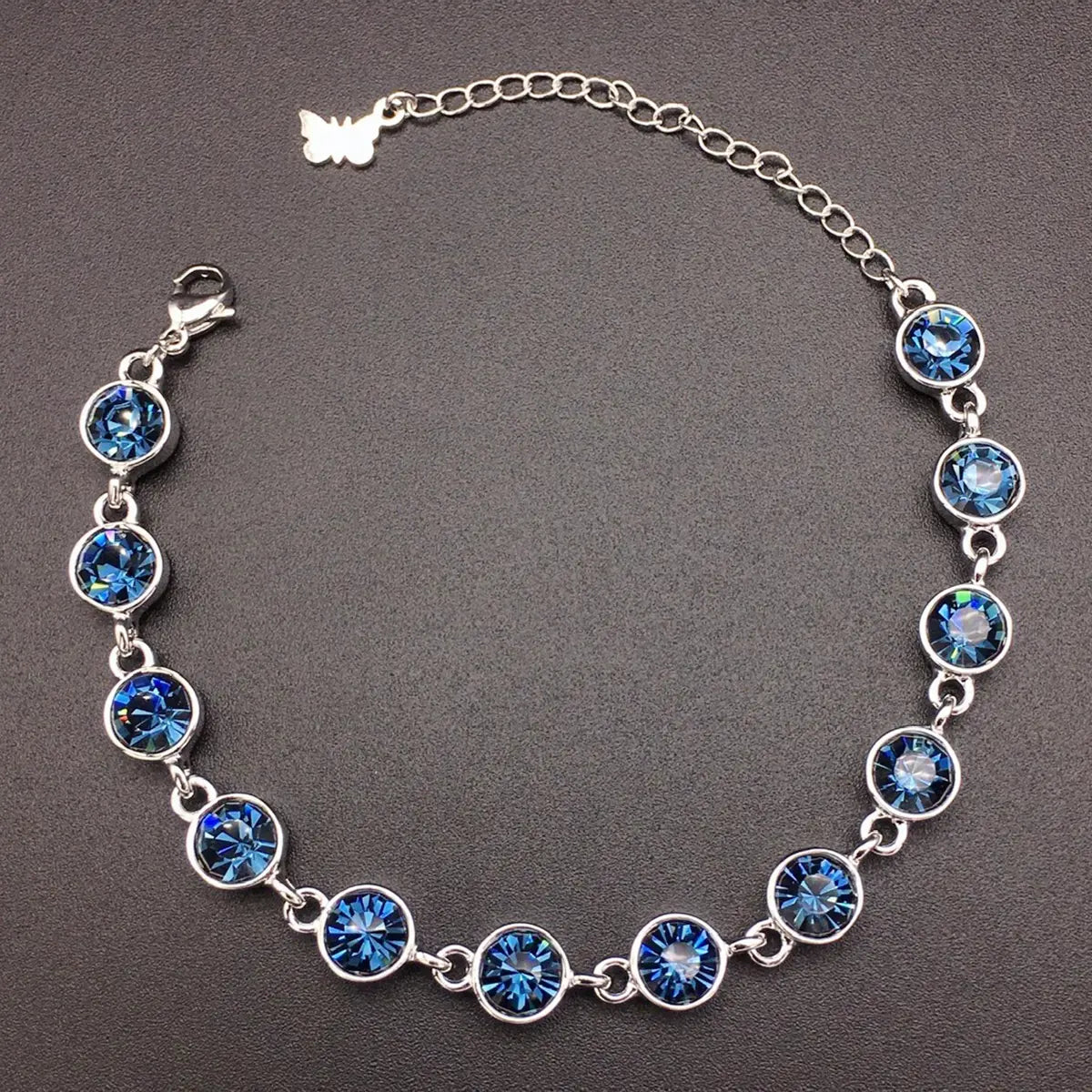Bracelet de luxe autrichien en cristal émeraude