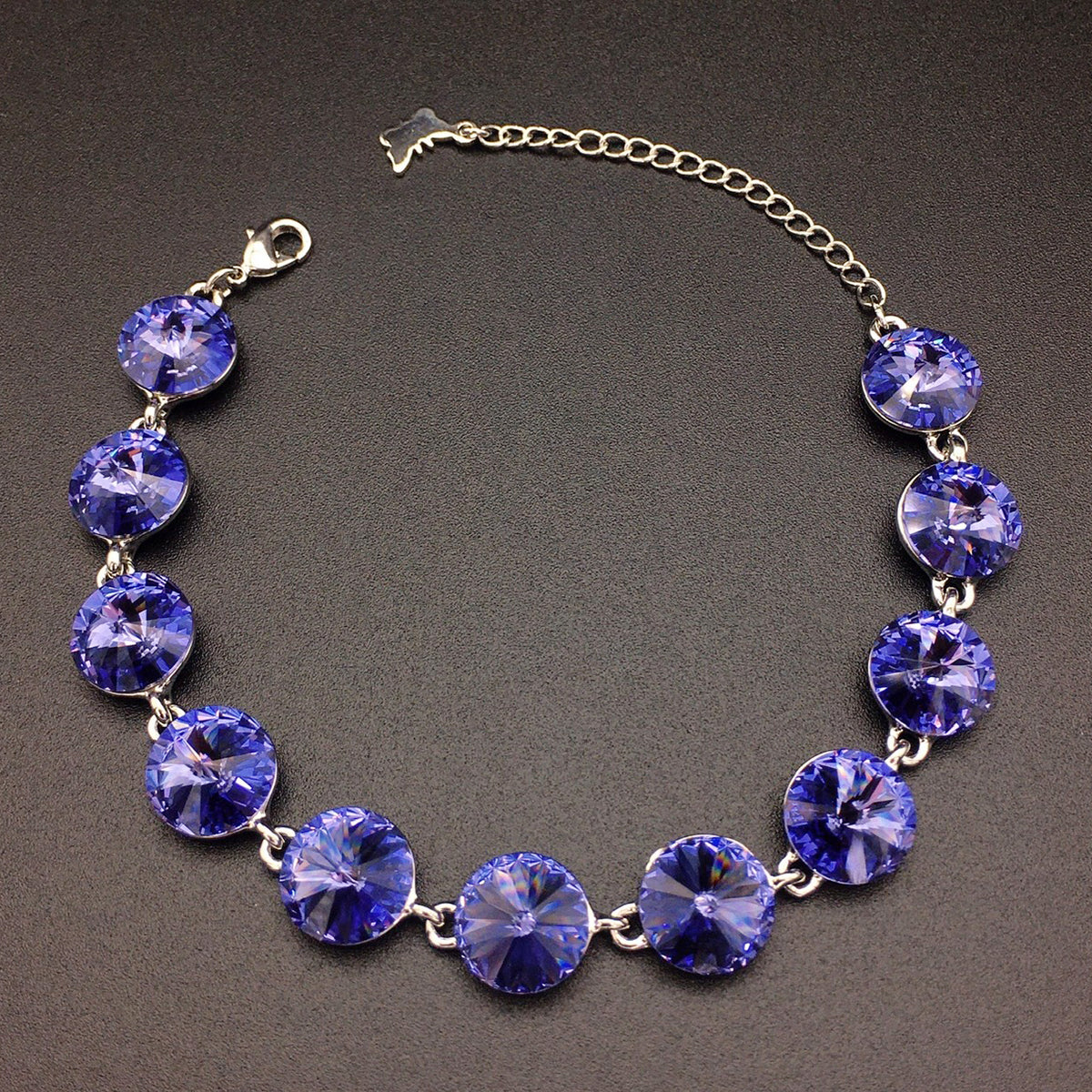 Dreamy colored crystal gemstone bracelet