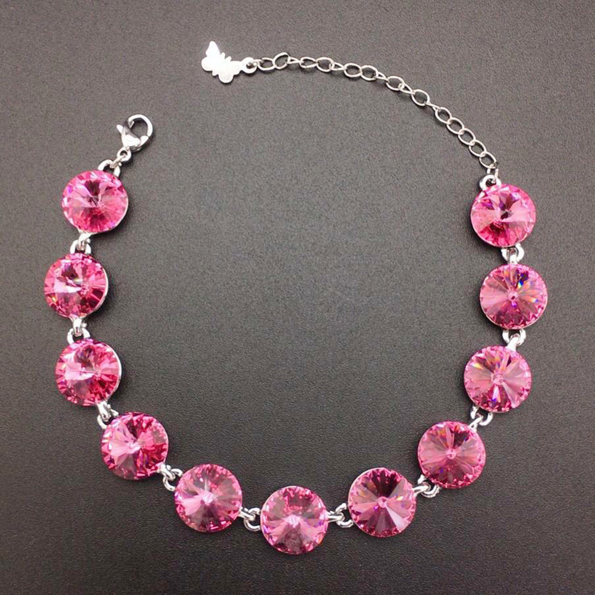 Dreamy colored crystal gemstone bracelet