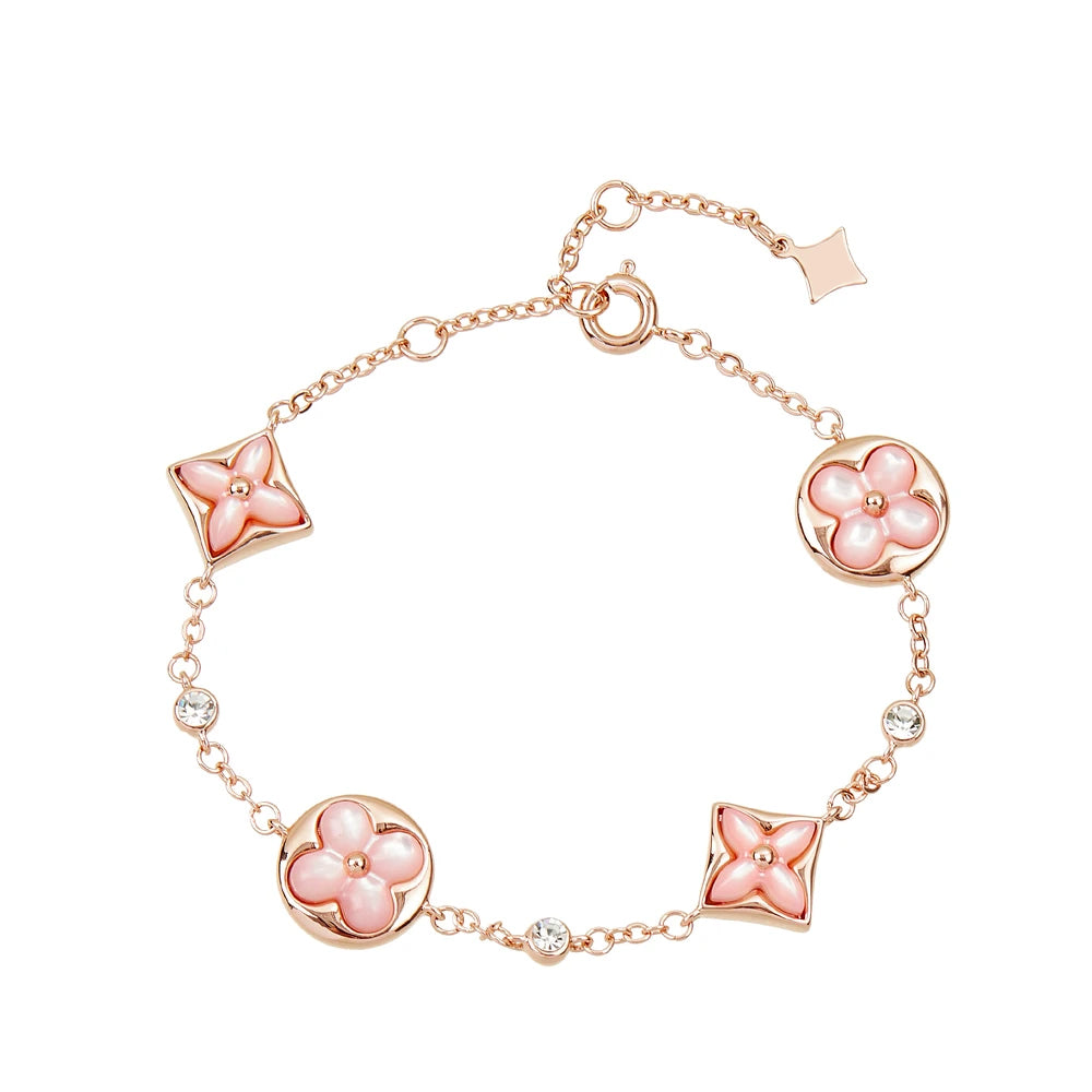 Natural Fritillary Clover Bracelet