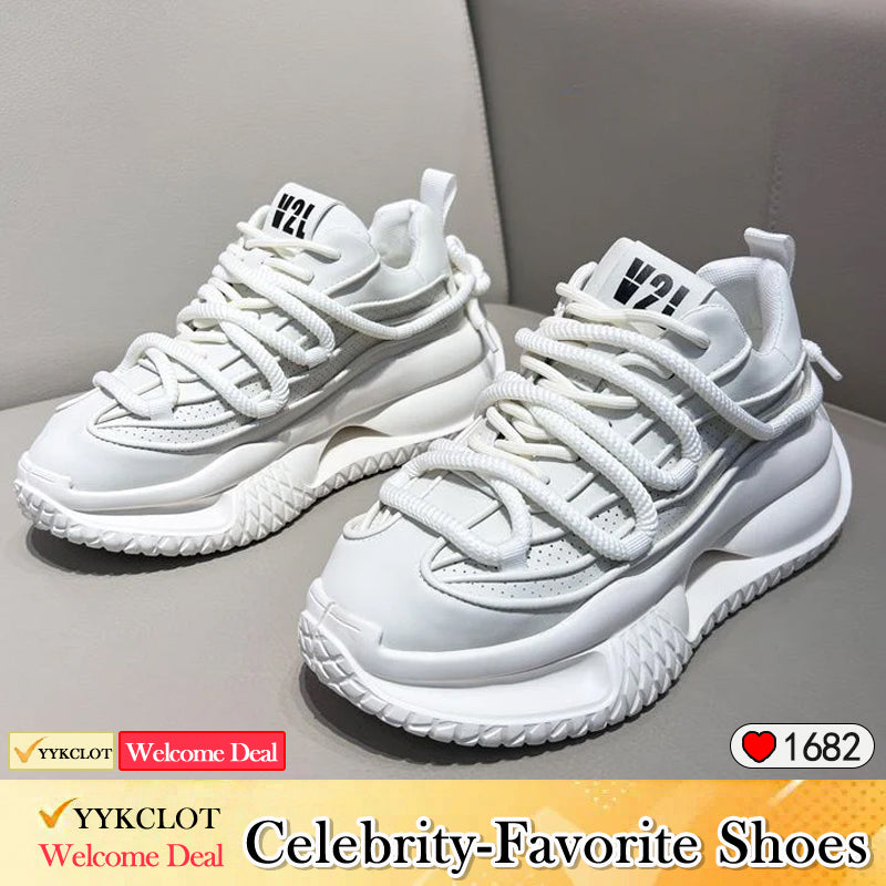 Fashion thick-soled wear-resistant casual sports shoes