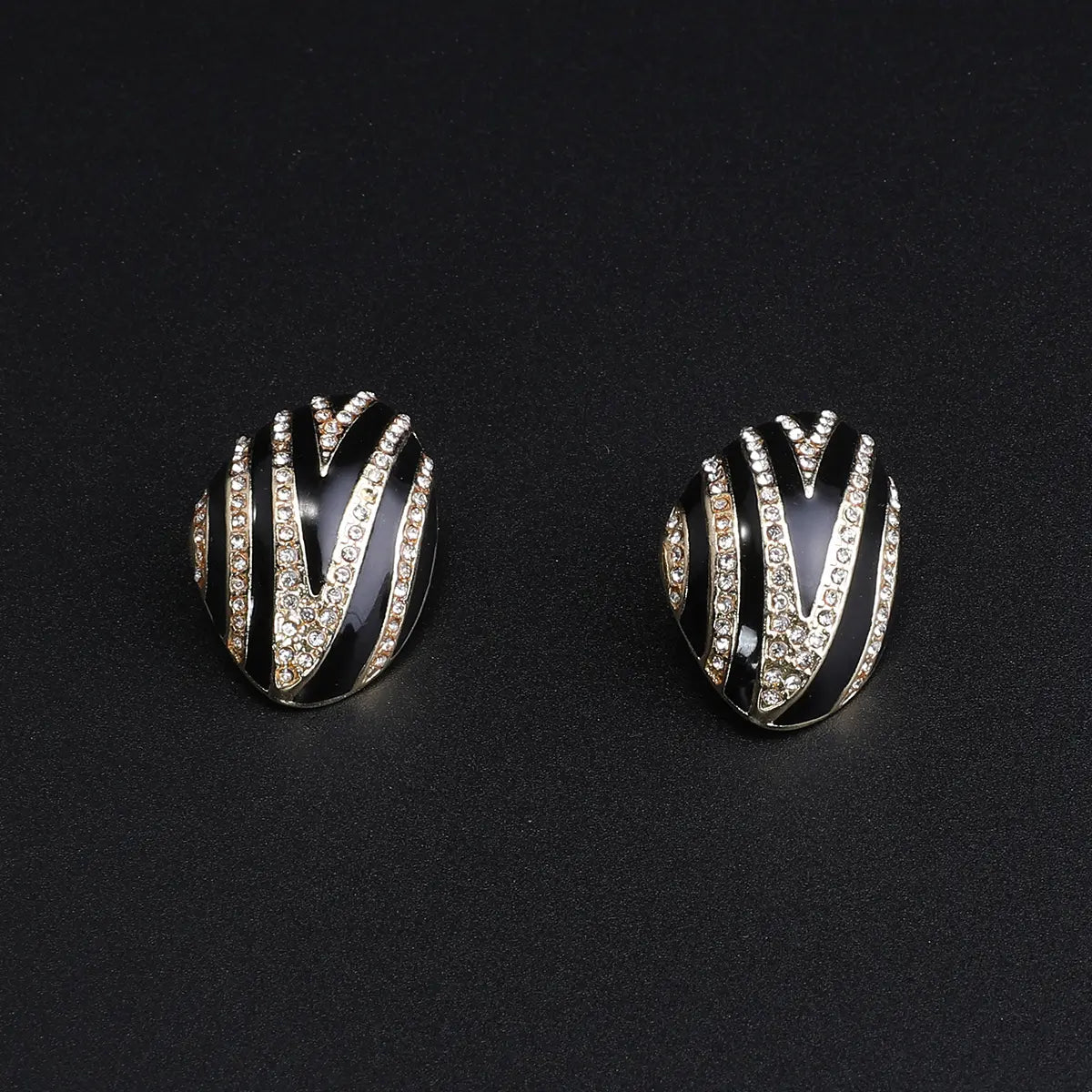 Série de colliers sertis de diamants à motif zèbre fashion