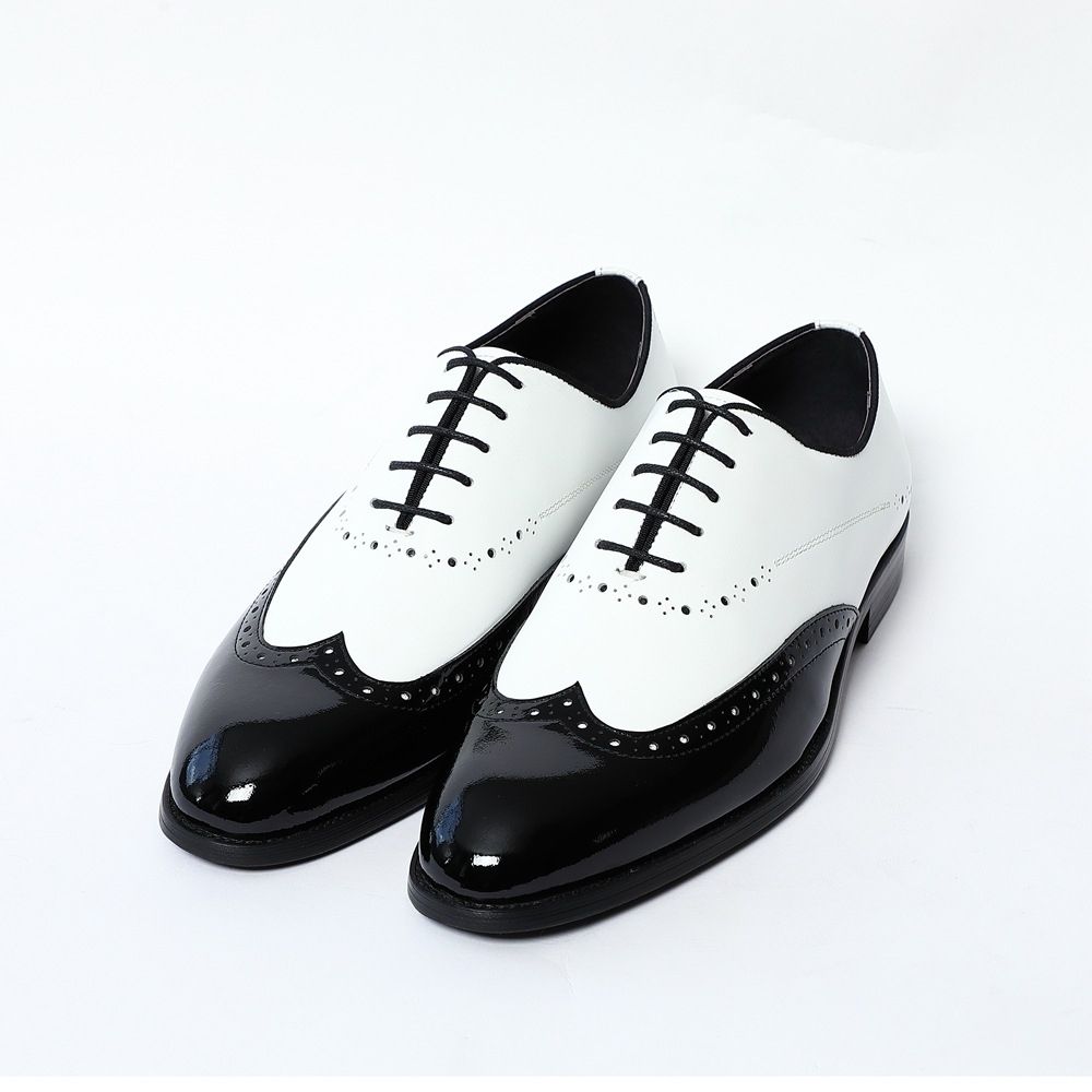 Leather Carving Formal Leather Shoes Derby Shoes