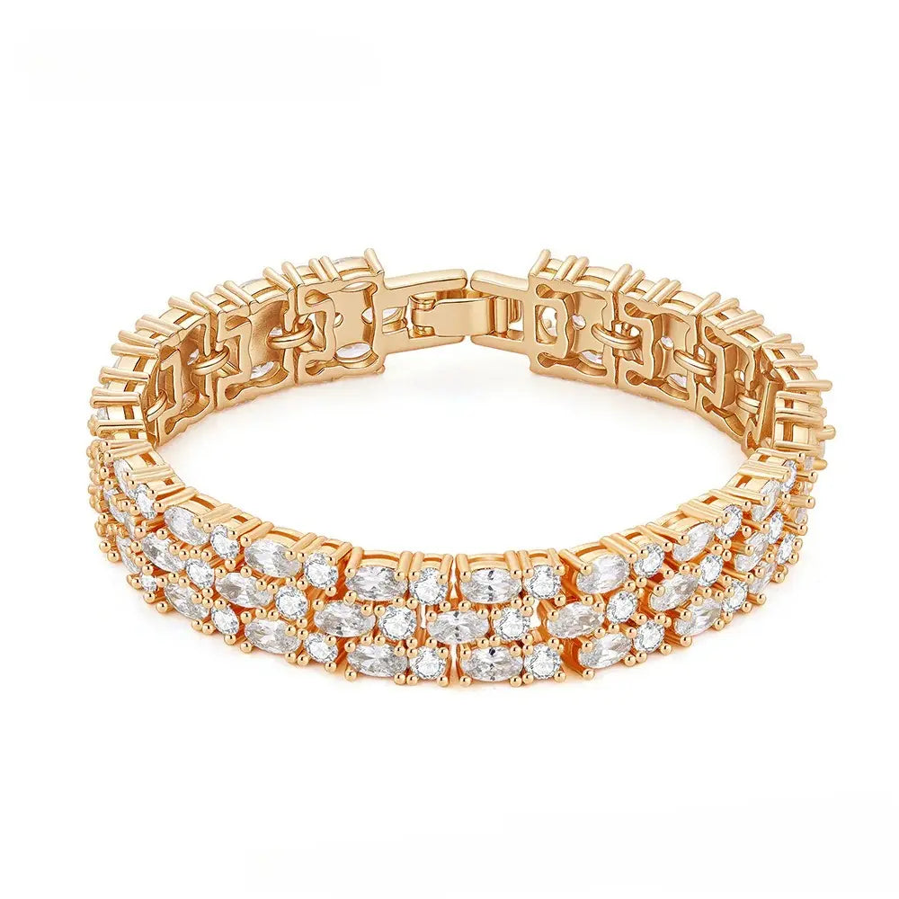 Bracelet Mode Rubis Diamant