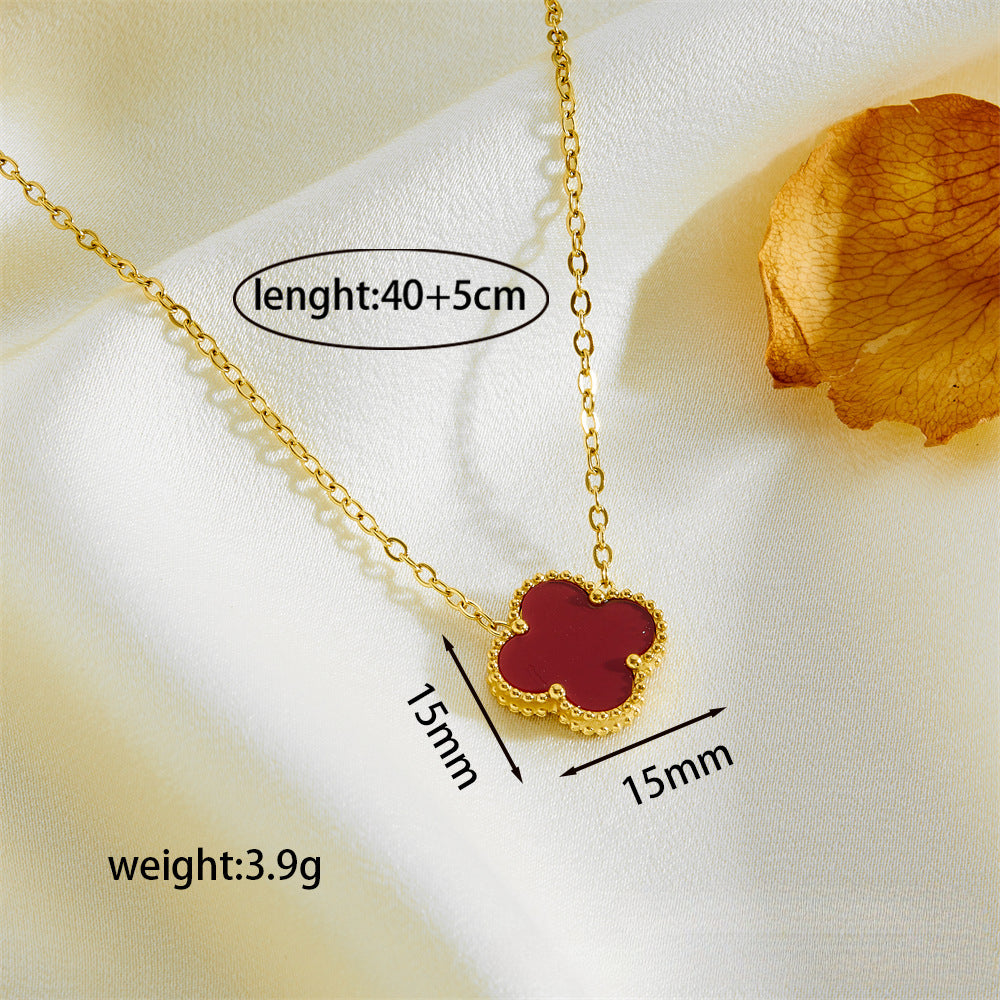 Fashion four-leaf clover bracelet necklace series