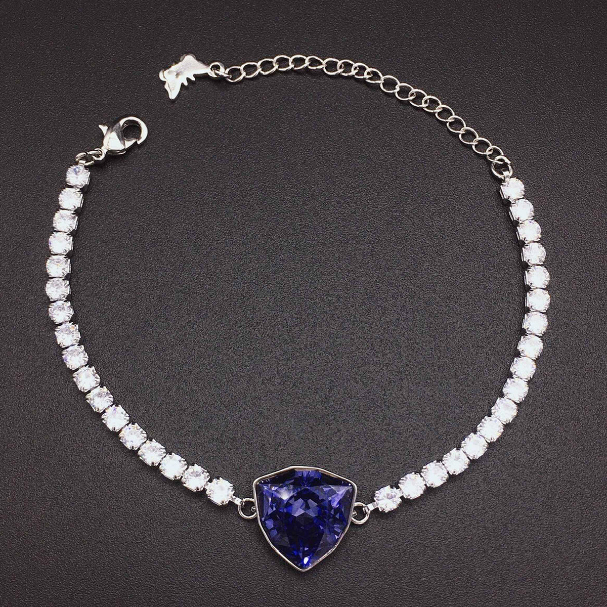 Austrian Blue Crystal Full Diamond Bracelet