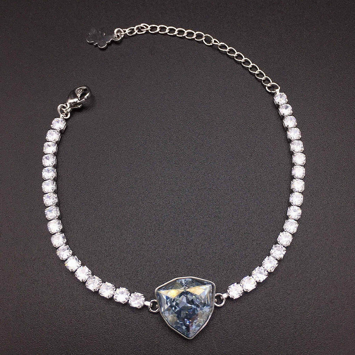 Austrian Blue Crystal Full Diamond Bracelet